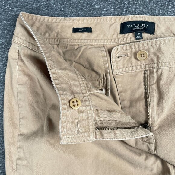 Talbots Pants Womens Curvy 10  Office Career Capsule Minimal Stretchy Comfort - Picture 7 of 10